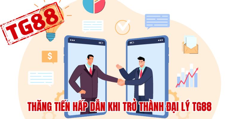 Thăng tiến hấp dẫn khi trở thành đại lý TG88